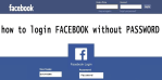 How to open Facebook without a password