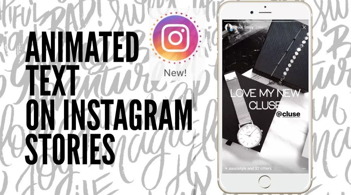 How to get animated text on Instagram