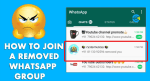 How to Rejoin a Removed WhatsApp group.