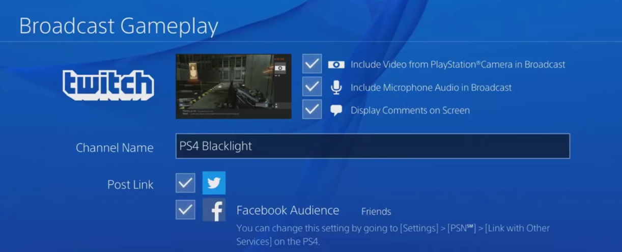 How to Use Twitch with PS4
