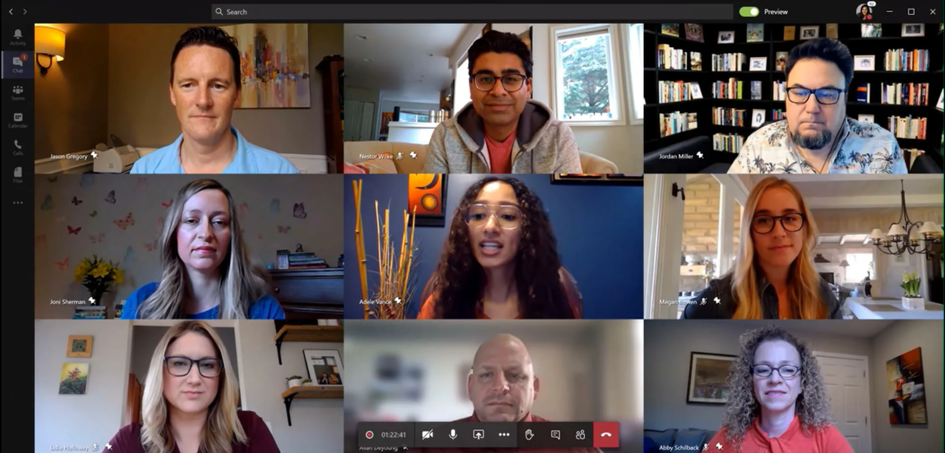 How to create a Microsoft Teams Meeting Video Chat