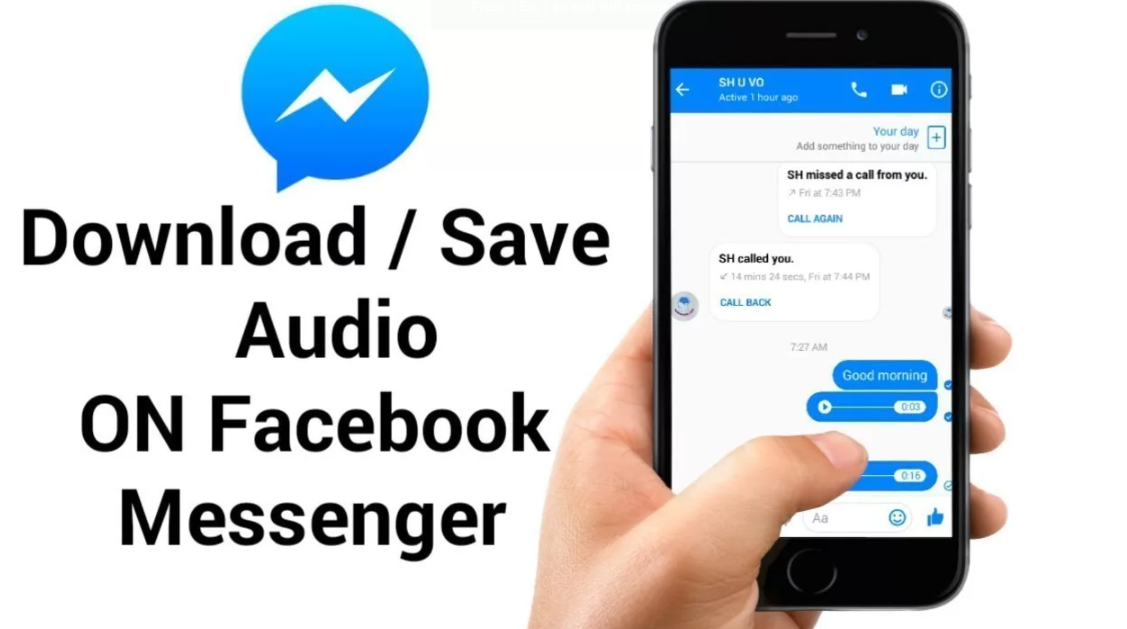 How to Download Audio From Facebook Messenger How to Download Audio From Facebook Messenger