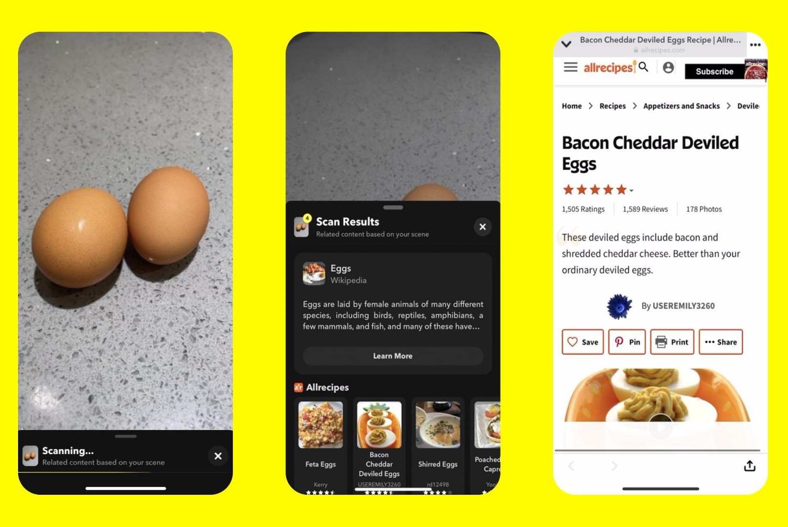 Snapchat’s New Food Scan Feature Will Change the Way You Cook! Snapchat’s New Food Scan Feature Will Change the Way You Cook!