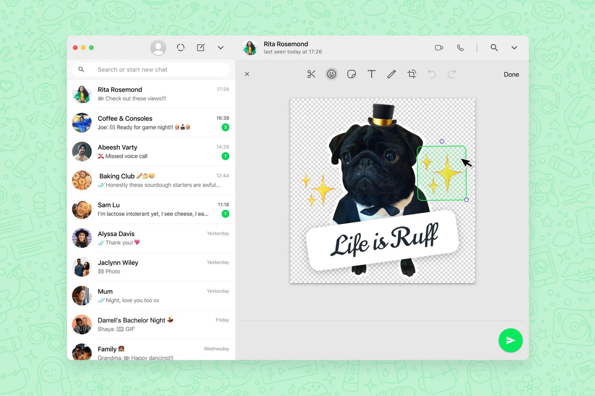 WhatsApp on the web lets you create your own stickers WhatsApp on the web lets you create your own stickers