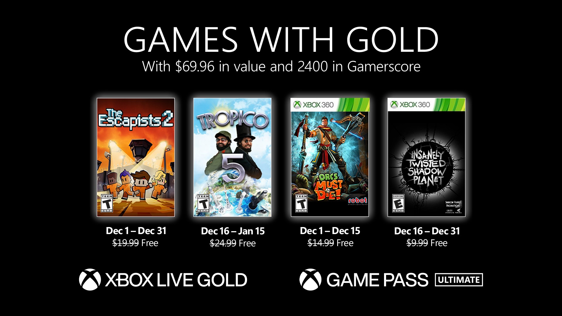 How to download free Xbox free games for December 2021 How to download free Xbox free games for December 2021