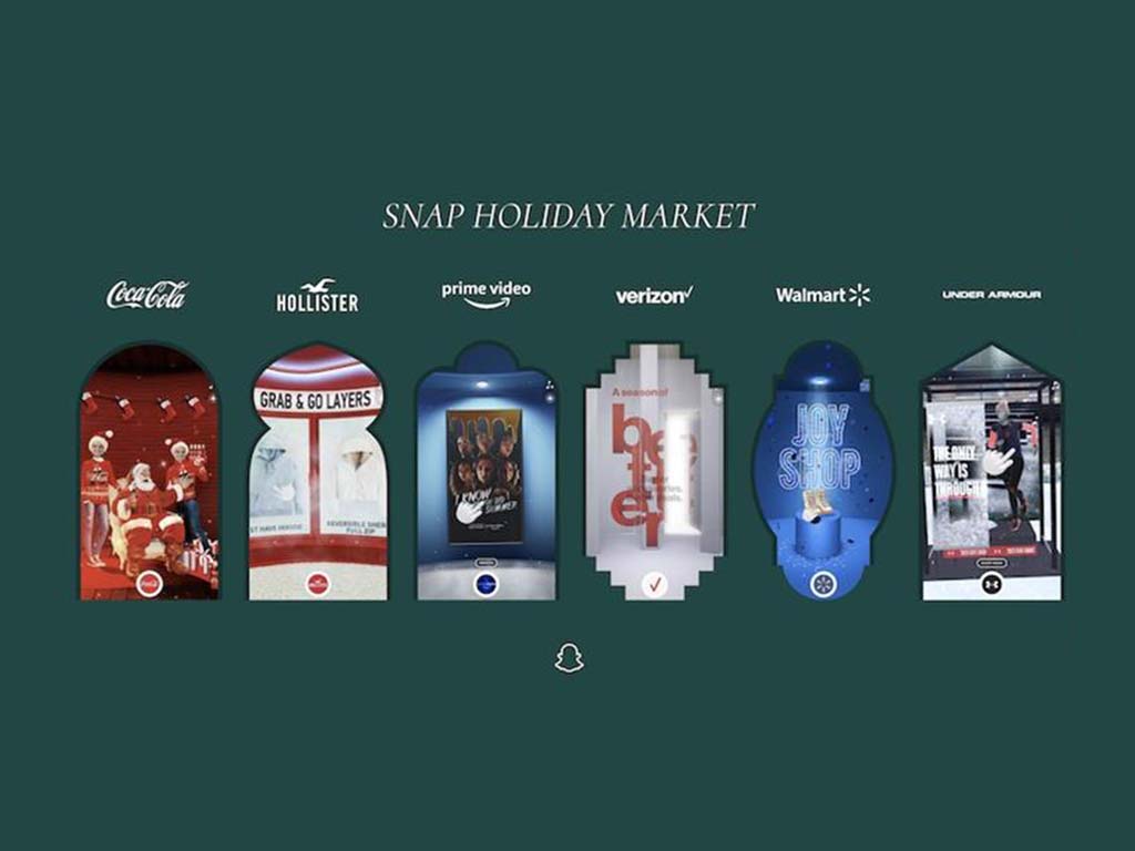 Snapchat Opens AR Christmas Market Snapchat Opens AR Christmas Market