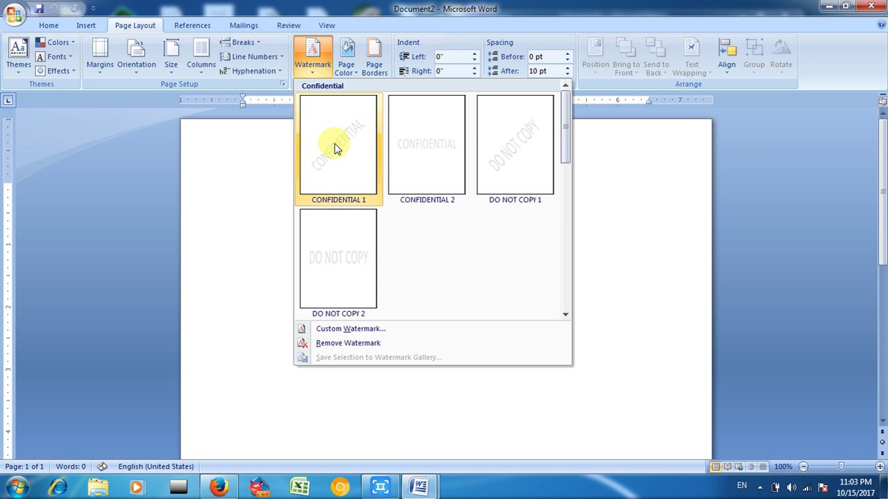 How to insert a watermark in Word How to insert a watermark in Word