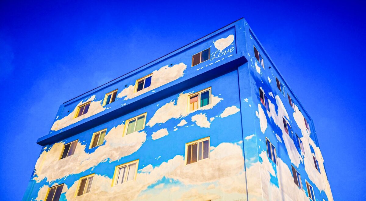 low angle photo of concrete building