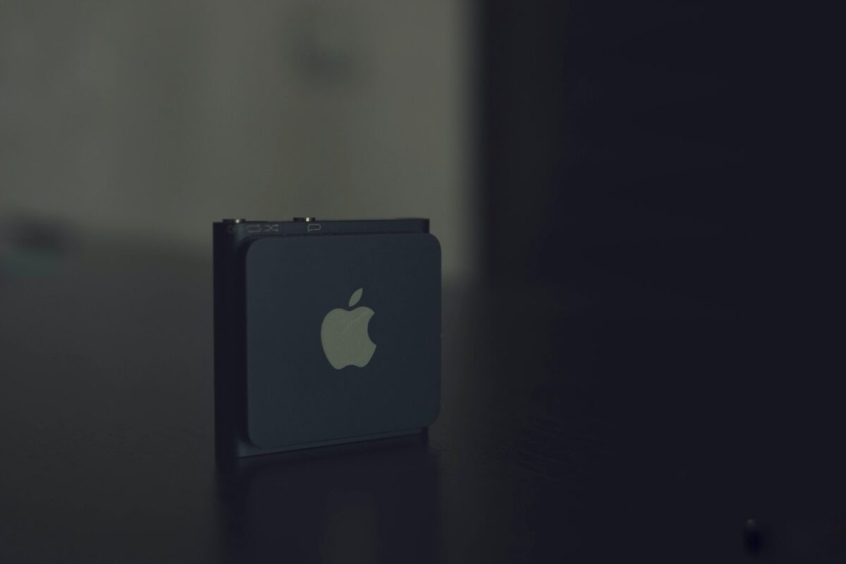 silver iphone 6 on white table