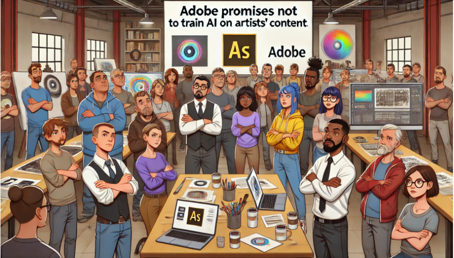 When Adobe promised not to train AI on artists’ content, the creative community reacted with skepticism