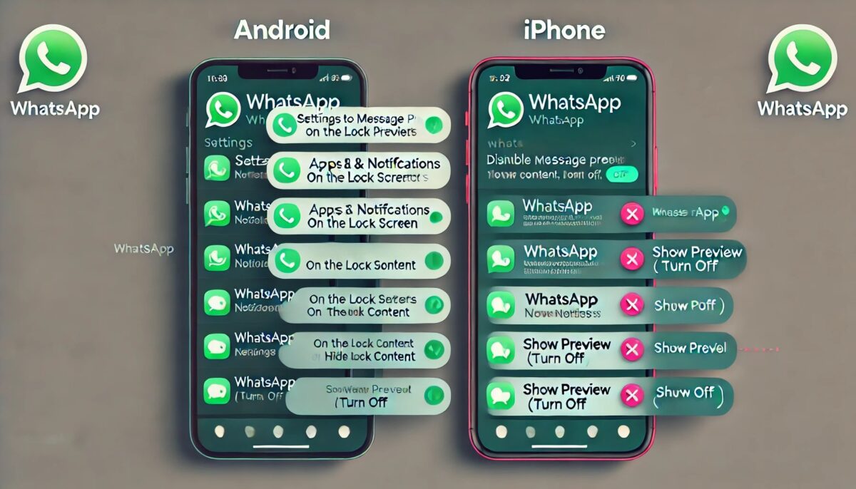 How to remove WhatsApp message preview