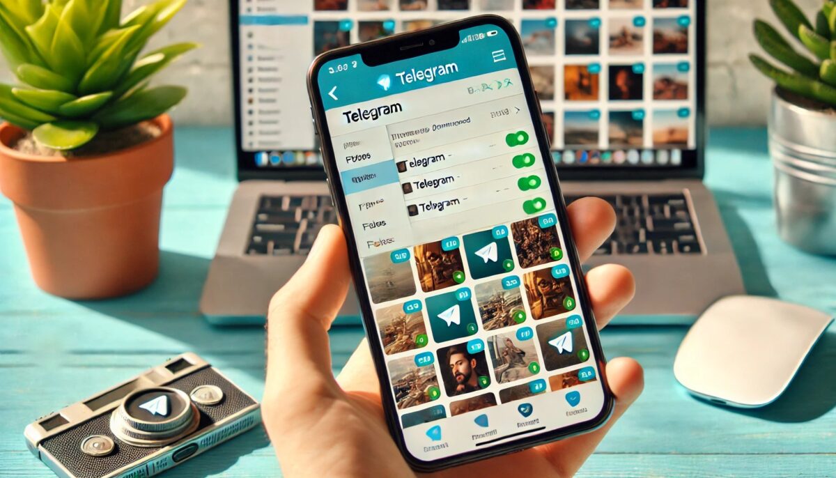 Where does Telegram save files on iPhone?
